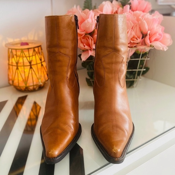 STEVE MADDEN Brown Cowboy Boots - Picture 3 of 12